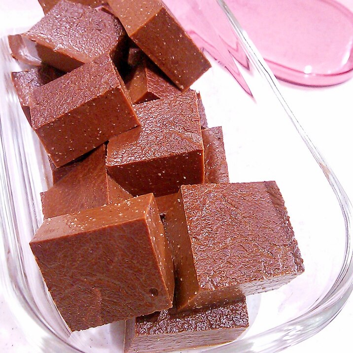 【糖質制限】チョコレート寒天
